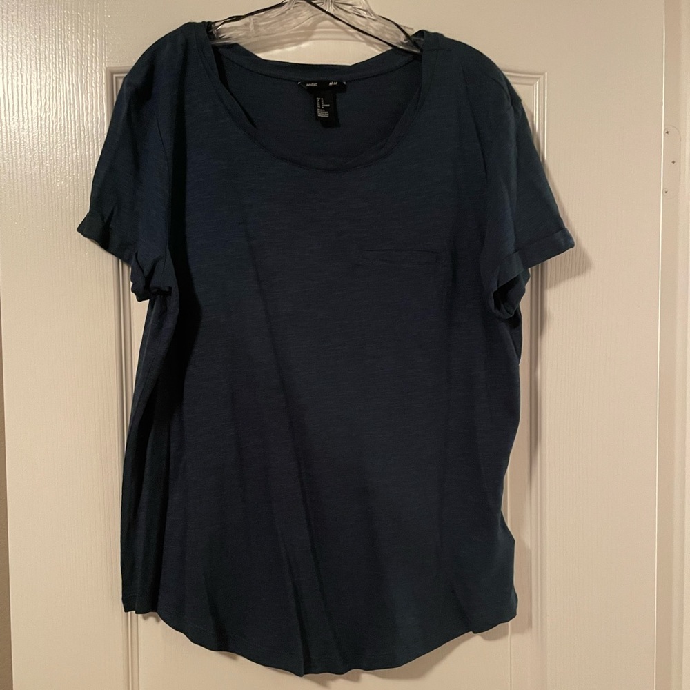 H&M Blue Top NWOT